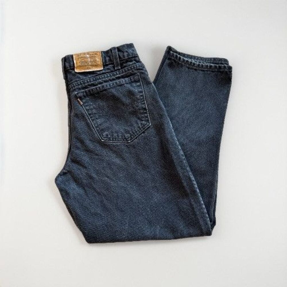 Levis 545 Jeans Mens 30 X 30‎ Black Brown Tag Loose Grunge Vintage 90s Skater